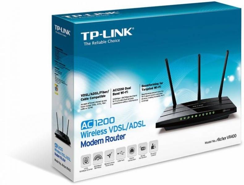 Wi-Fi роутер TP-LINK Archer VR400