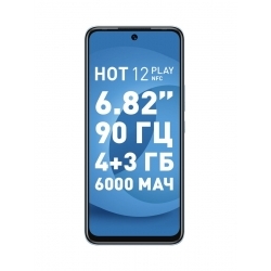 Смартфон Infinix X6816D Hot 12 Play 64Gb 4Gb синий (10605321)