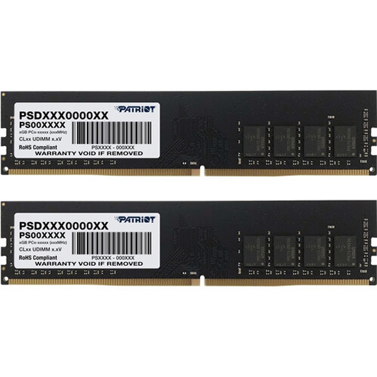Модуль памяти Patriot DIMM 16GB PC25600 DDR4 KIT2 (PSD416G3200K)