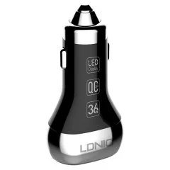 Автомобильное зарядное устройство LDNIO C2 Micro LED (LD_B4406)