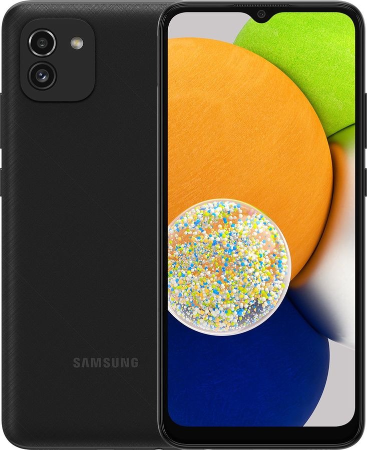 Смартфон Samsung SM-A035F Galaxy A03 64Gb 4Gb, черный