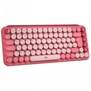 Клавиатура Logitech розовый/красный (920-010718)