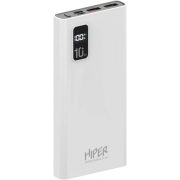Мобильный аккумулятор Hiper 10000mAh белый (FAST 10000 WHITE)