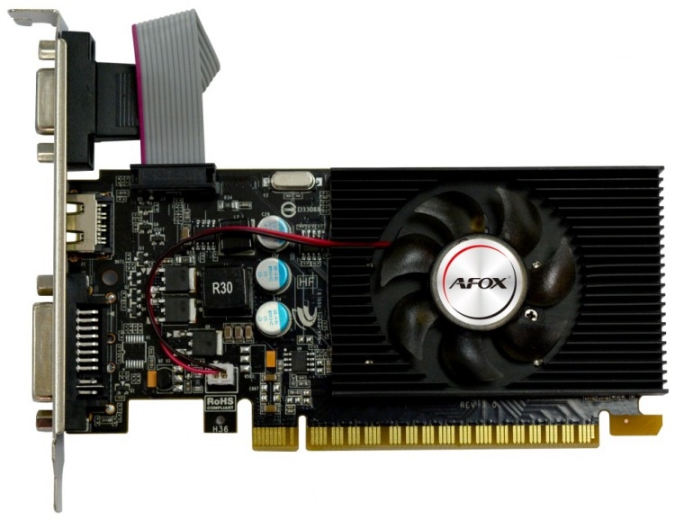 Видеокарта AFOX GeForce GT 220 LP 1Gb (AF220-1024D3L2)