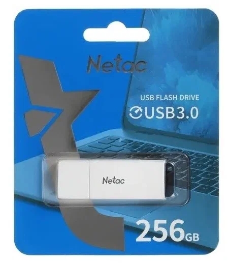 Флешка Netac USB Drive 256GB белый (NT03U185N-256G-30WH)