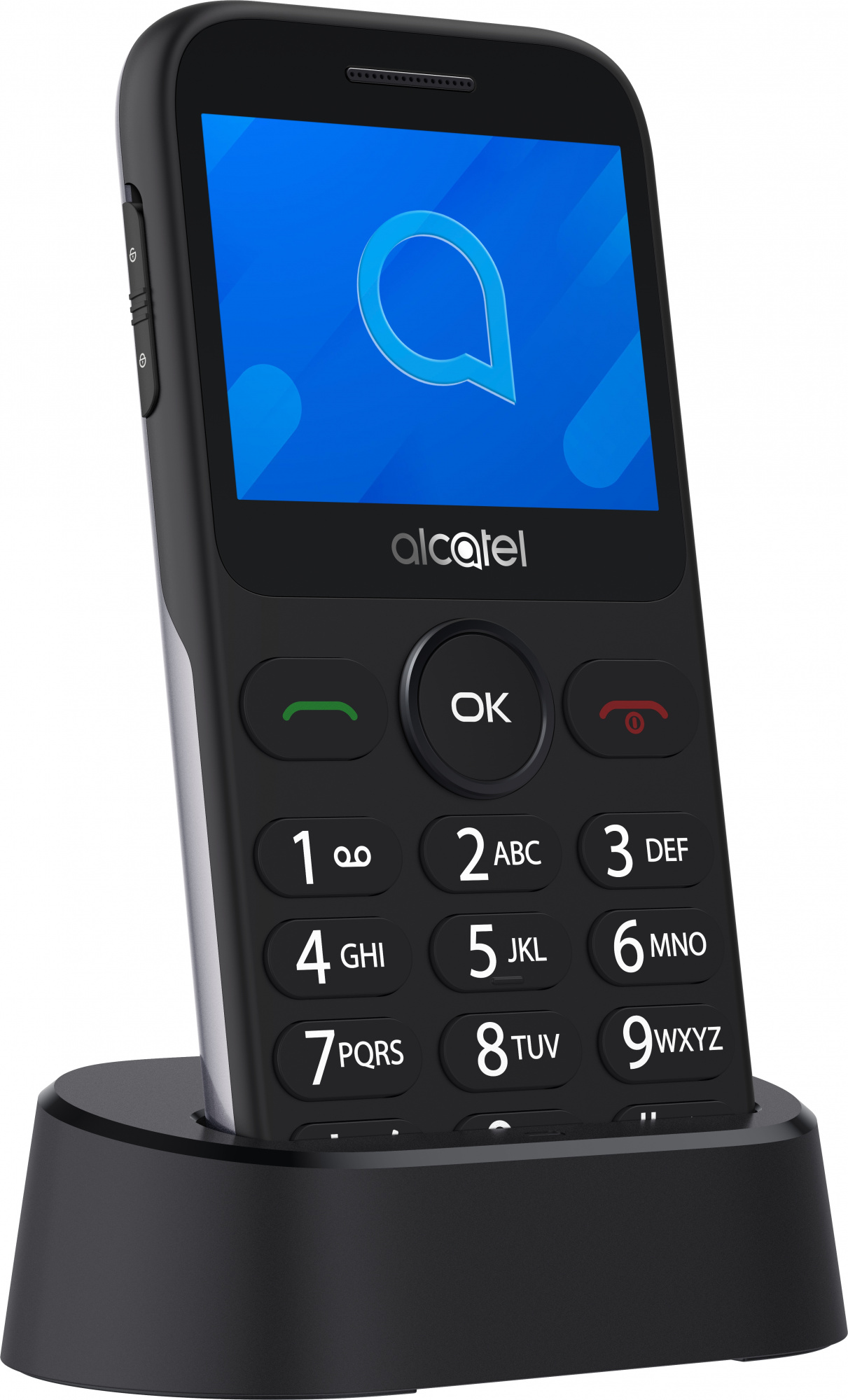 Мобильный телефон Alcatel 2020X, серебристый 