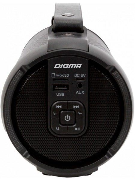 Колонка портативная Digma D-PS1520 черный (SP1520B)