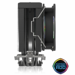 ELEOS RBW 0R10B00213 (9025 5V ARGB PWM fan) Rainbow 5V ADD RGB LED 4*6mm heat pipes 9025 ARGB PWM fan Compatible with all INTEL and AMD Easy to install and convenient to use