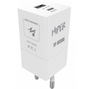 Сетевое зарядное устройство Hiper HP-WC008 PD+QC белый
