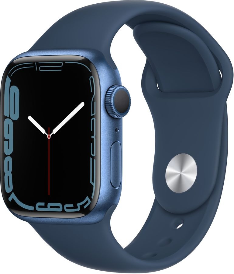 Смарт-часы Apple Watch Series 7 A2473 41мм OLED LTPO, синий