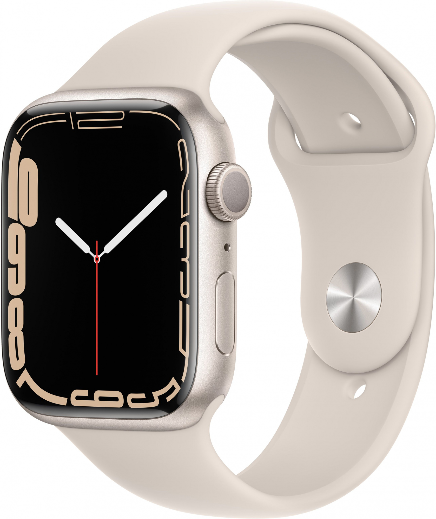 Смарт-часы Apple Watch Series 7 A2474 45мм OLED LTPO сияющая звезда (MKN63ZP/A)