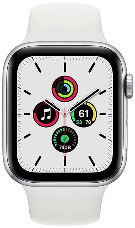 Смарт-часы Apple Watch Series SE A2352 44мм OLED LTPO, серебристый 