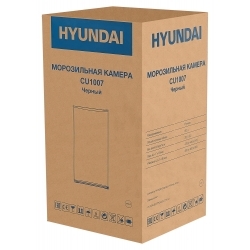 Морозильная камера Hyundai CU1007, черный