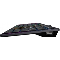 Клавиатура A4Tech Fstyler FX60H серый (FX60H GREY/NEON)