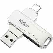 Флешка Netac 32GB (NT03U782C-032G-30PN), серебристый