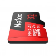 Netac P500 Extreme Pro MicroSDHC 32GB V10/A1/C10 up to 100MB/s, retail pack with SD Adapter