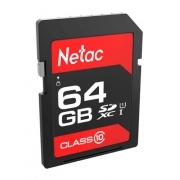 Netac P600 SDXC 64GB U1/C10 up to 80MB/s, retail pack