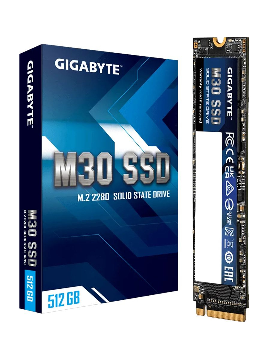 Накопитель SSD Gigabyte PCI-E 3.0 512Gb GP-GM30512G-G M30 M.2 2280