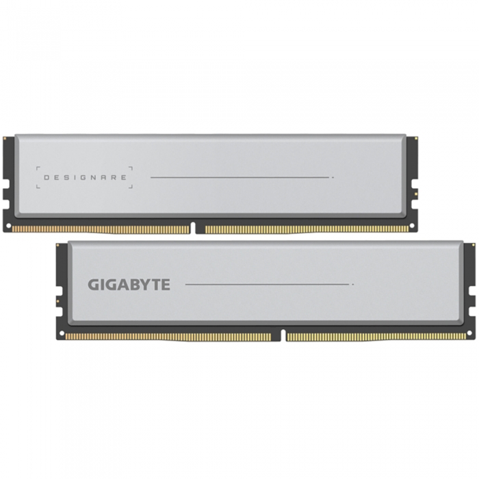 64GB Gigabyte DDR4 3200 DIMM DESIGNARE Silver Gaming Memory GP-DSG64G32 2 pack Non-ECC, CL16, 1.35V, Kit (2x32GB), (808259) RTL {20}