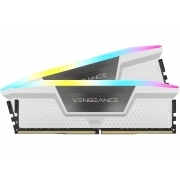 Модуль памяти DDR5 Corsair Vengeance RGB 32Gb (2x16Gb) 5600MHz CL36 (36-36-36-76) 1.25V / CMH32GX5M2B5600C36W / White