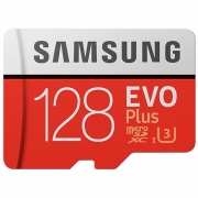 microSDXC 128GB Samsung EVO Plus Memory Card Samsung MB-MC128HA/RU UHS-I U1 Class 10, Adapter, 100/90 MB/s, 10000 циклов, - 25°C to 85°C, RTL (168260)