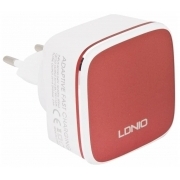 Сетевое зарядное устройство LDNIO LD_B4363 A2405Q красный / белый