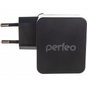 Сетевое зарядное устройство PERFEO 4.8А, черный PF_A4135