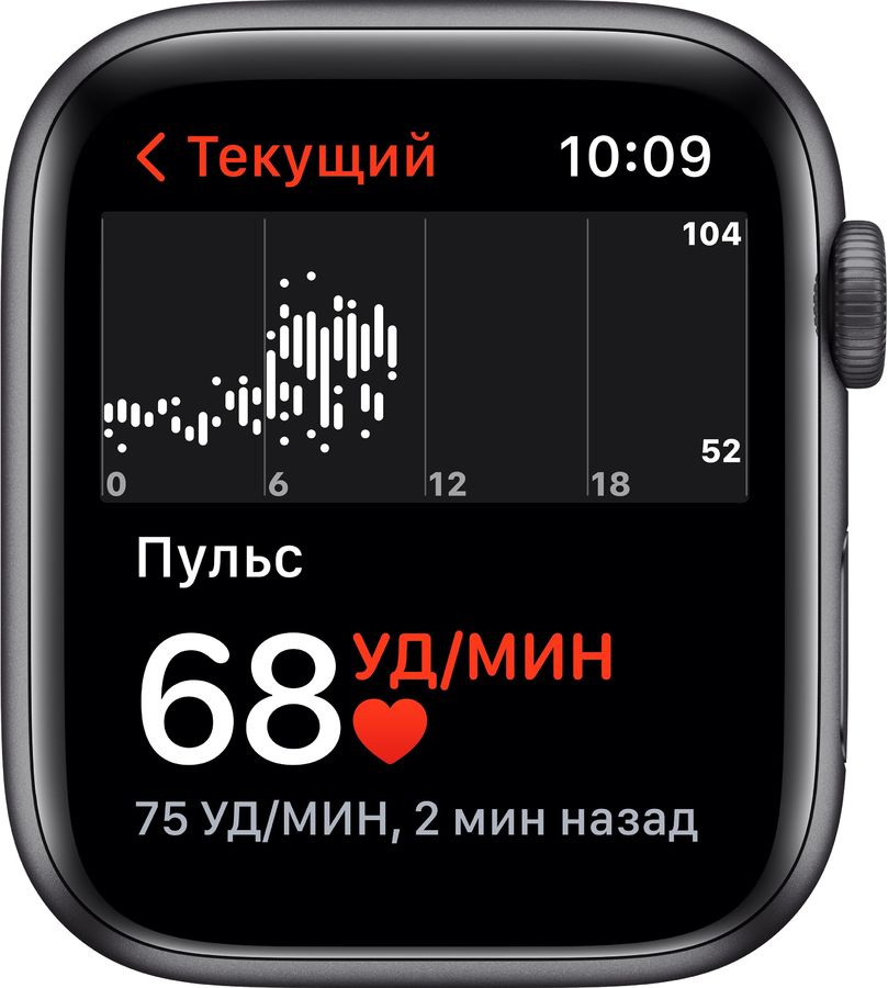 Смарт-часы Apple Watch Series SE A2352 44мм OLED LTPO серый космос (MKQ63LL/A)