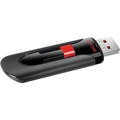 Флэш-накопитель SANDISK USB2 128GB SDCZ60-128G-B35, черный