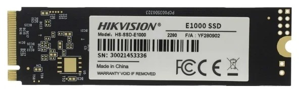 Накопитель SSD Hikvision SATA III 1Tb HS-SSD-E1000/1024G M.2 2280