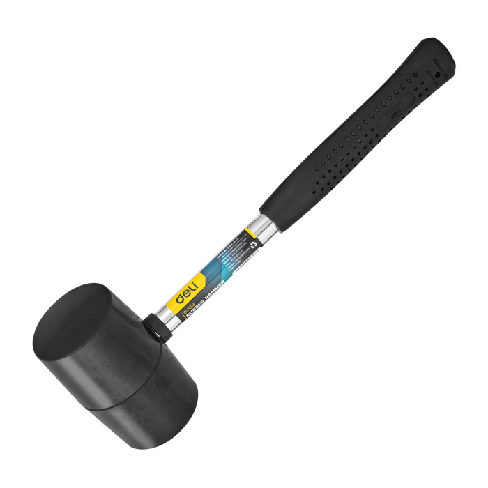 Резиновый молоток со стальной ручкой Deli DL5616 Длина 305 мм