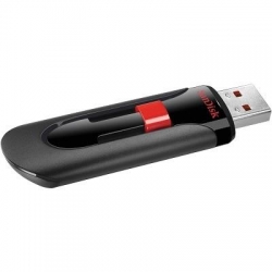 Флэш-накопитель SANDISK USB2 128GB SDCZ60-128G-B35, черный 