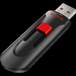 Флэш-накопитель SANDISK USB2 128GB SDCZ60-128G-B35, черный 