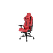 Кресло Andaseat Dracula, цвет чёрный/красный, размер M (110кг), материал кожа Napa