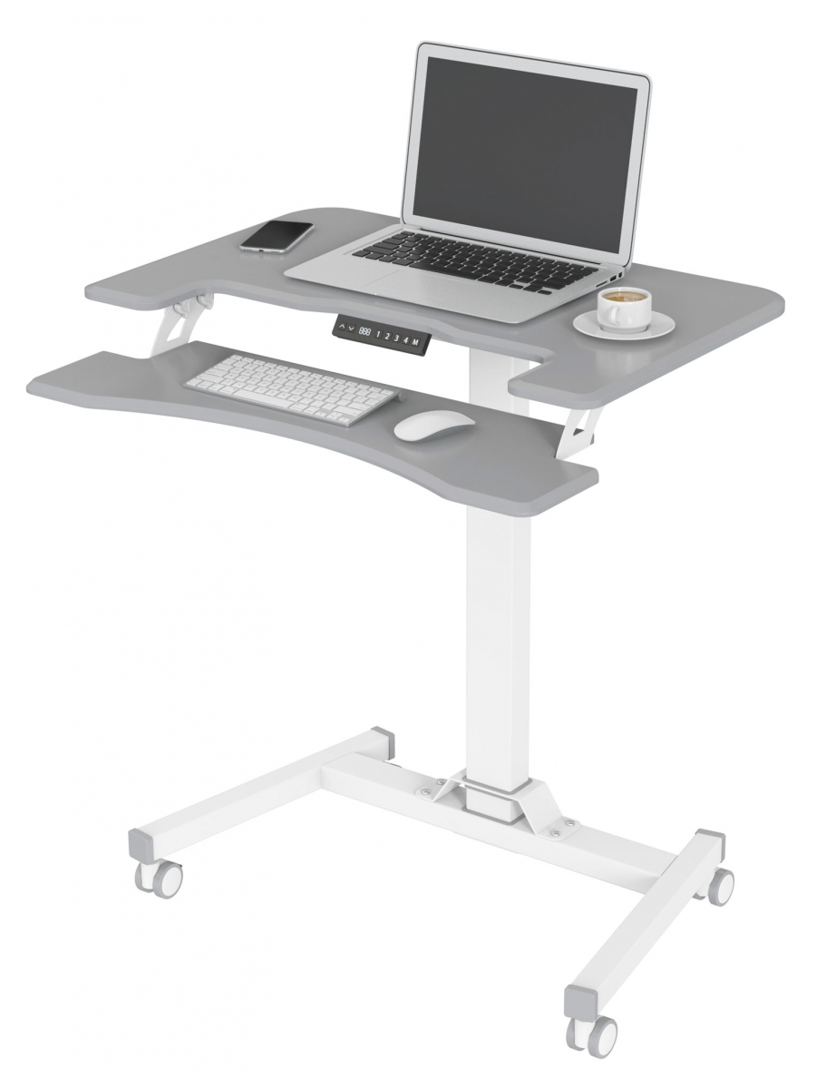Стол для ноутбука Cactus VM-FDE103 столешница МДФ серый 91.5x56x123см (CS-FDE103WGY)