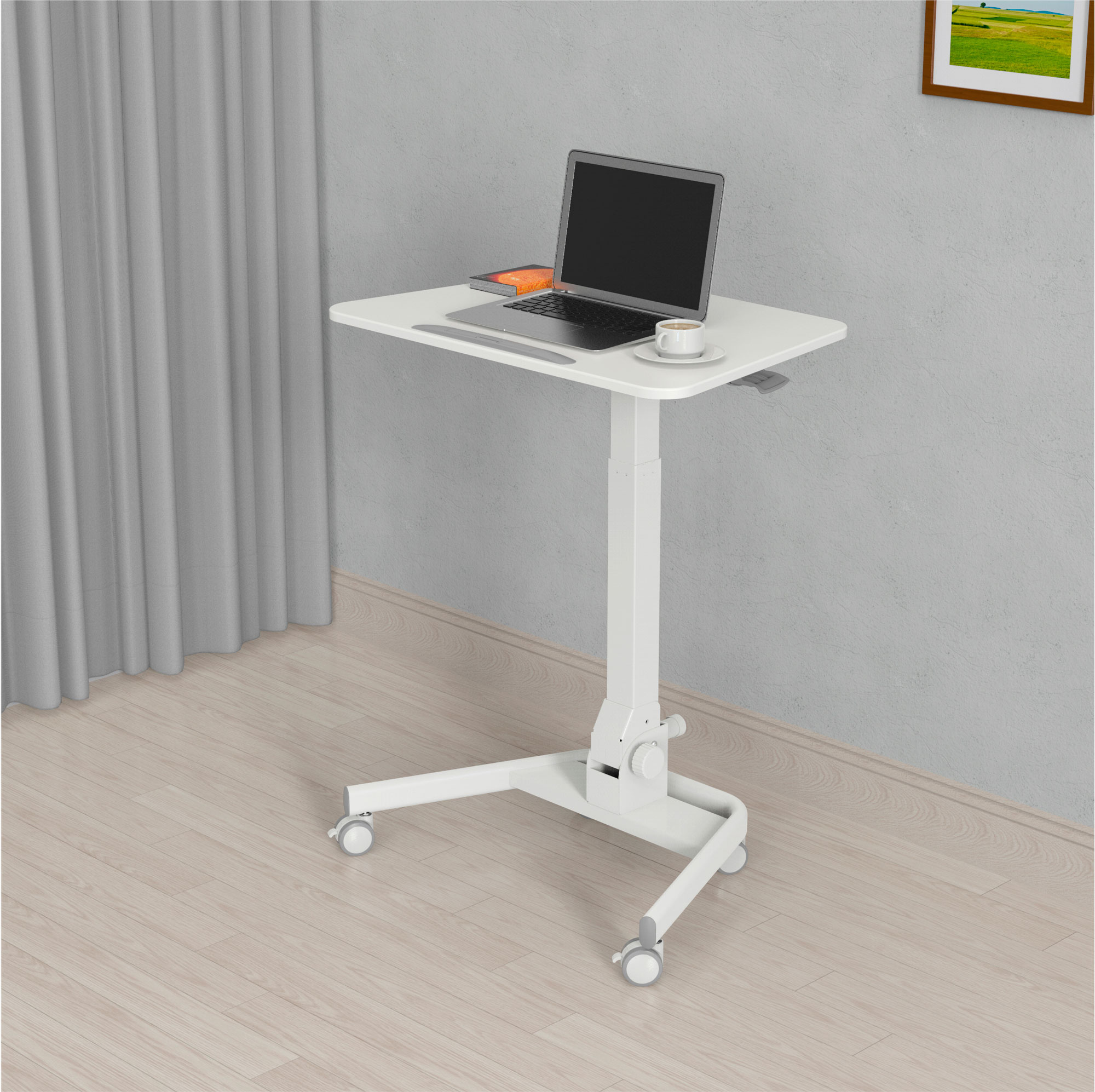 Стол для ноутбука Cactus VM-FDS109 белый 73x50x108см (CS-FDS109WWT)