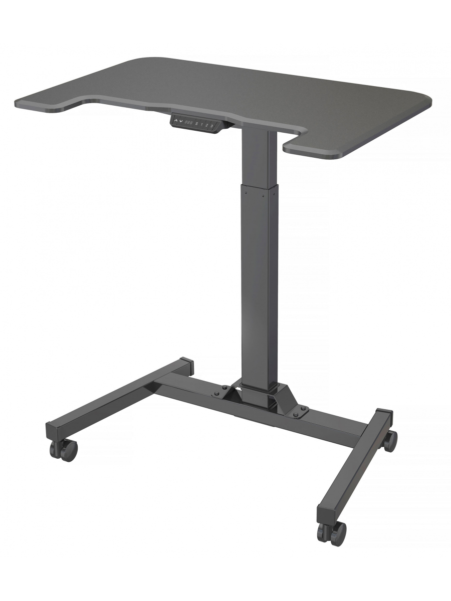 Стол для ноутбука Cactus VM-FDE101 столешница МДФ черный 80x60x123см (CS-FDE101BBK)
