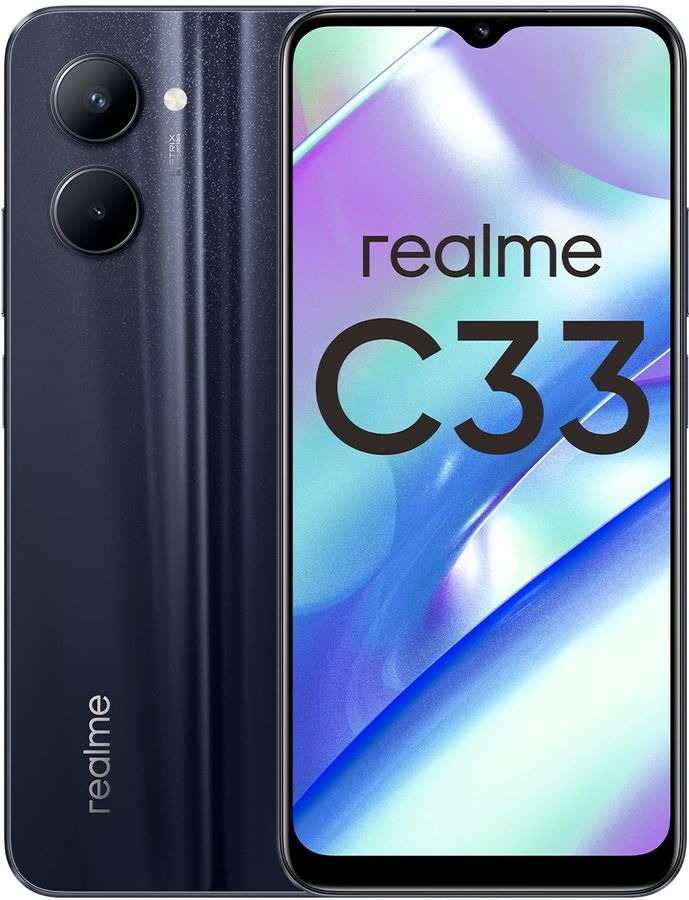Смартфон Realme C33 128Gb 4Gb, черный