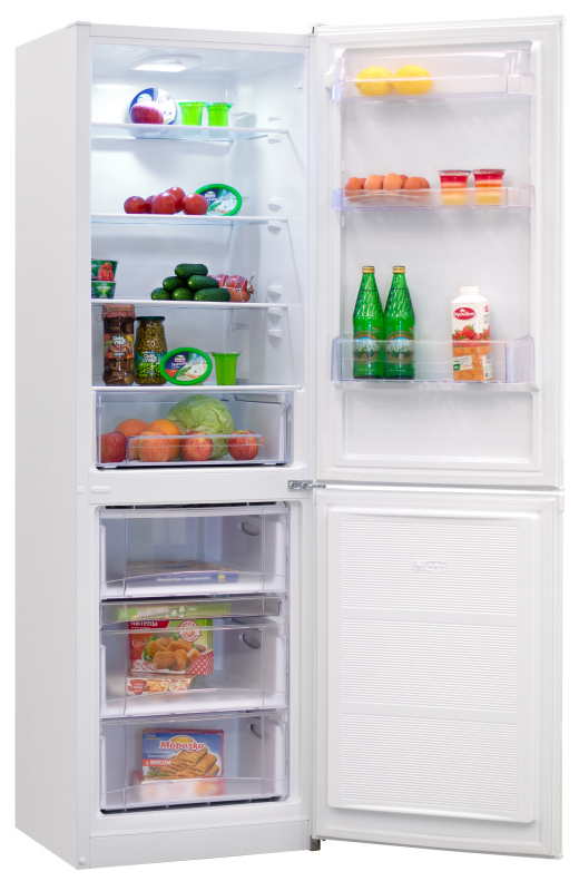 Холодильник с морозильником Nordfrost NRB 152 032, белый