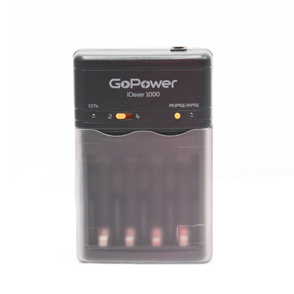 З/У для аккумуляторов GoPower iClever1000 Ni-MH/Ni-Cd (00-00015344)