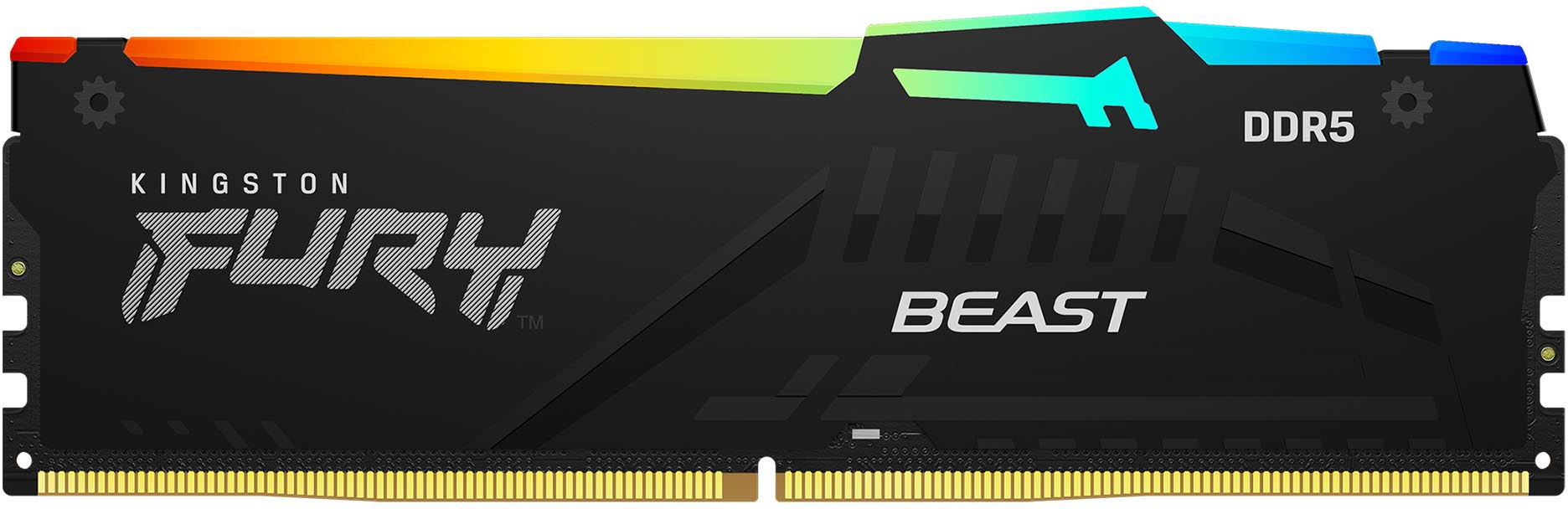 Оперативная память Kingston FURY Beast RGB DDR5 32Gb 5600MHz (KF556C40BBA-32)