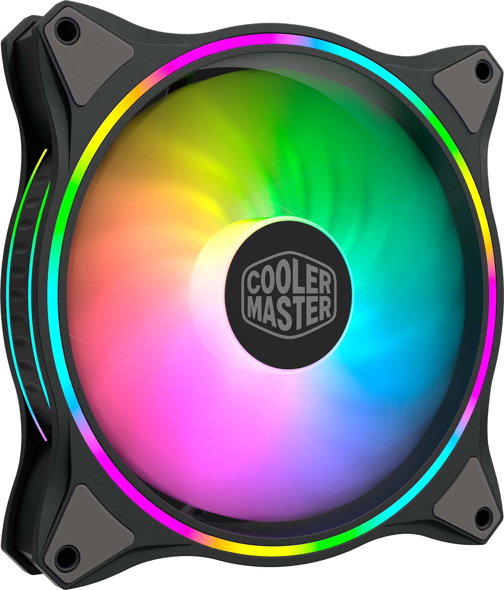 Cooler Master MasterFan MF140 Halo Addressable Gen 2 RGB lighting Fan (4-Pin PWM, 3-Pin ARGB connector), 140mm