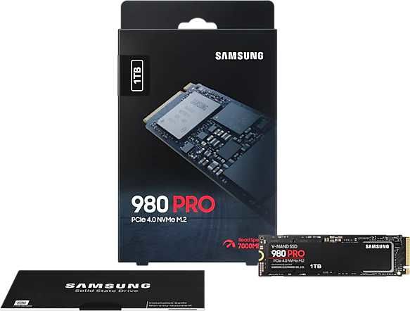 SSD накопитель M.2 2280 Samsung 980 PRO 1Tb (MZ-V8P1T0BW)