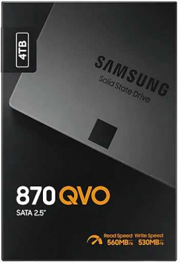 SSD накопитель Samsung 870 QVO 4Tb (MZ-77Q4T0BW)