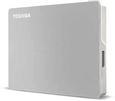 Внешний жесткий диск TOSHIBA Canvio Flex HDTX120ESCAA 2ТБ серебристый