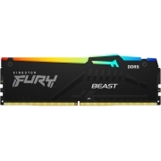 Оперативная память Kingston Fury Beast RGB Black DDR5 16Gb 4800MHz (KF548C38BBA-16)