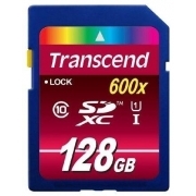 Карта памяти Transcend 128GB SDXC Class 10 UHS-I 600x (TS128GSDXC10U1)