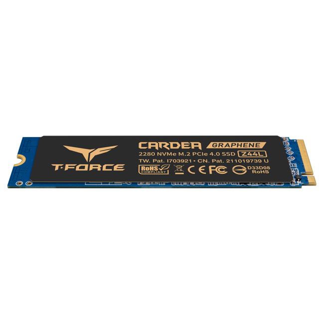 SSD накопитель M.2 TEAMGROUP T-FORCE CARDEA Z44L 250GB Graphene HS (TM8FPL250G0C127)