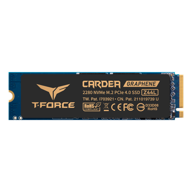 SSD накопитель M.2 TEAMGROUP T-FORCE CARDEA Z44L 500GB Graphene HS (TM8FPL500G0C127)