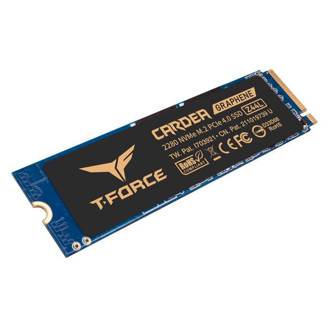 SSD накопитель M.2 TEAMGROUP T-FORCE CARDEA Z44L 500GB Graphene HS (TM8FPL500G0C127)